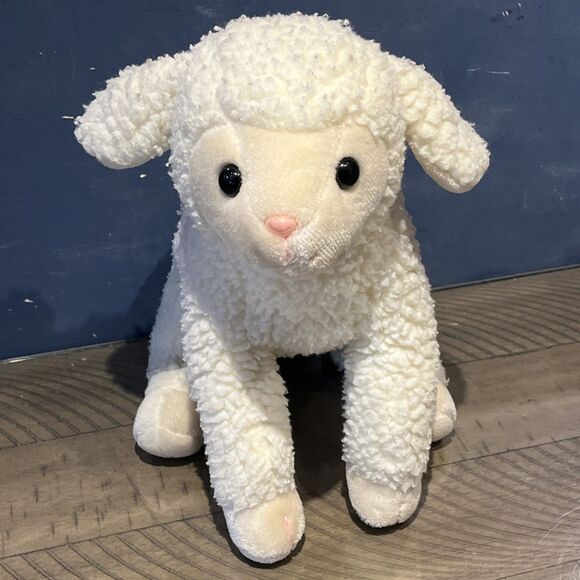 Vintage Ty Classic Lovie Lamb Plush Stuffed Sheep 16" 1989 Rare Retired Stuffy - Picture 1 of 10
